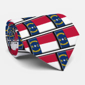 North Carolina-Flagge Krawatte (Gerollt)