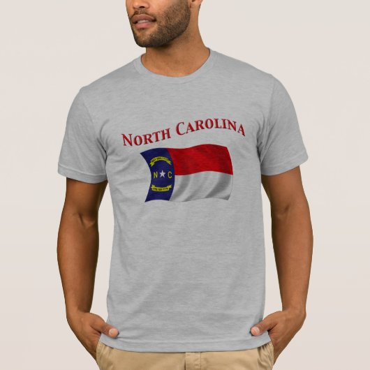 North Carolina-Flagge T-Shirt (Vorderseite)