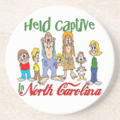 North Carolina Funny Trailer Park Untersetzer (Vorne)