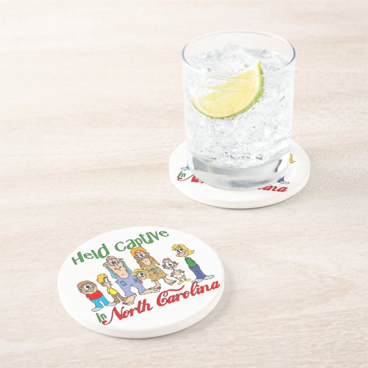 North Carolina Funny Trailer Park Untersetzer (Seite)