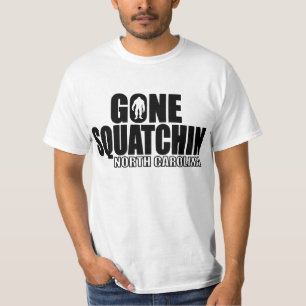 NORTH CAROLINA gegangenes Squatchin - T-Shirt