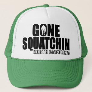 NORTH CAROLINA gegangenes Squatchin - Truckerkappe