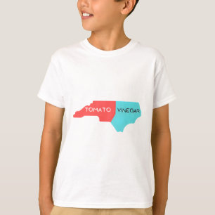 North Carolina GRILLEN barbeque map T-Shirt