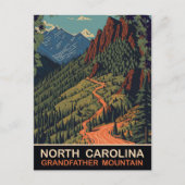 North Carolina, Großvater, Reisen Postkarte (Vorderseite)