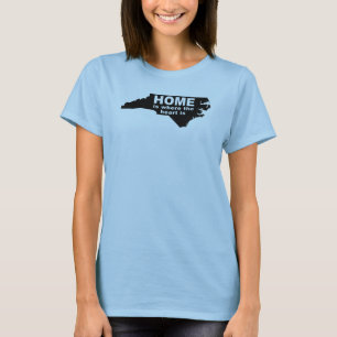 North Carolina Heimweg von State T-Shirt Tees