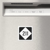 North Carolina Highway 211 Magnet (In Situ (Geschirrspüler))