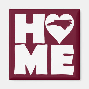 North Carolina Home Heart State Kühlschrankmagnet