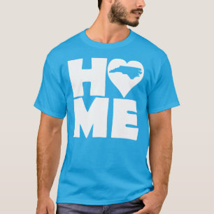 North Carolina Home Heart State T-Shirt Tees
