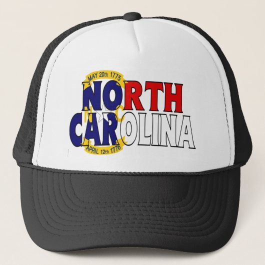 North Carolina-Hut Truckerkappe (Vorderseite)