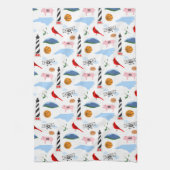 North Carolina Icons Kitchen Towel Geschirrtuch (Vertikal)