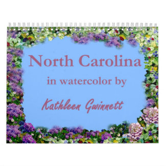 North Carolina im Aquarell-Kalender Kalender