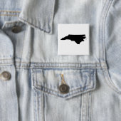 North Carolina in Schwarz und Weiß Button (Beispiel)
