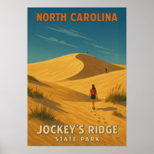 North Carolina Jockys Ridge Staat Park V01 Poster