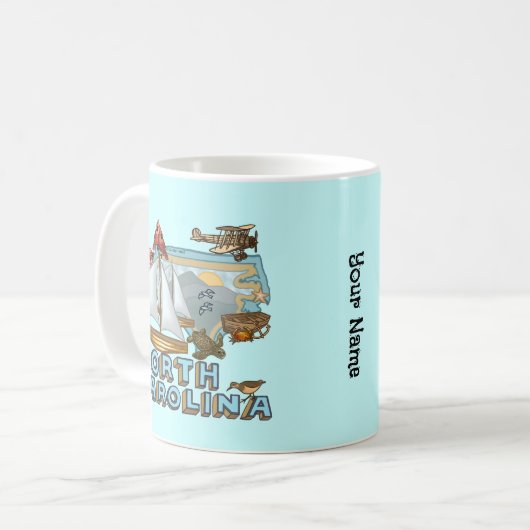 North Carolina Kaffeetasse (Vorderseite Links)