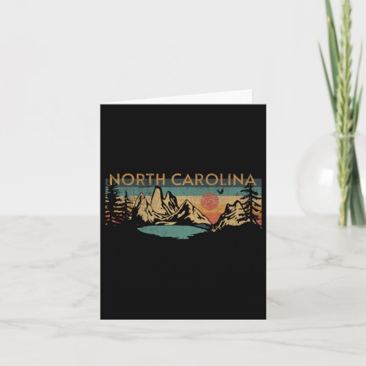 North Carolina Karte (Vorderseite)