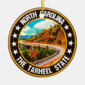North Carolina Keramik Ornament (Vorne)
