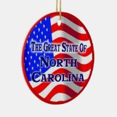 North Carolina Keramik Ornament (Rechts)
