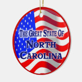 North Carolina Keramik Ornament (Links)