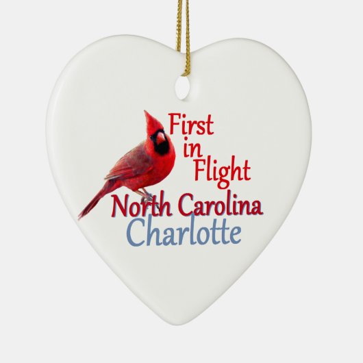 NORTH CAROLINA KERAMIK ORNAMENT (Rechts)
