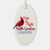 NORTH CAROLINA KERAMIKORNAMENT (Rechts)