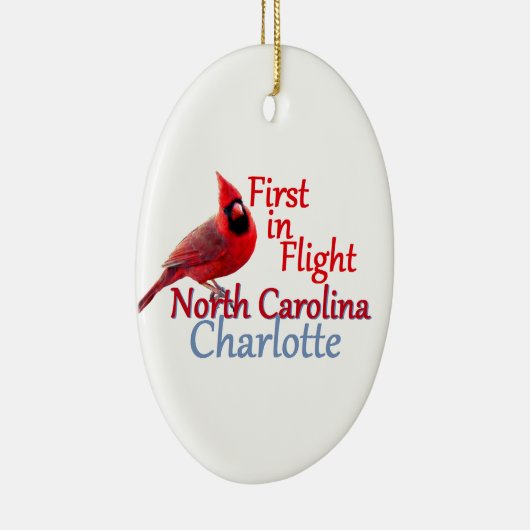 NORTH CAROLINA KERAMIKORNAMENT (Rechts)