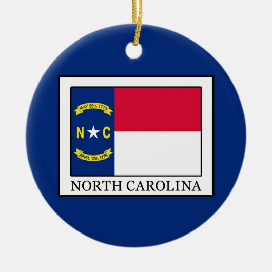 North Carolina Keramikornament (Vorne)
