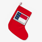 North Carolina Kleiner Weihnachtsstrumpf (Vorderansicht (hängend))