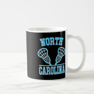 North Carolina Lacrosse Vintage Nc Lax verwittert Kaffeetasse