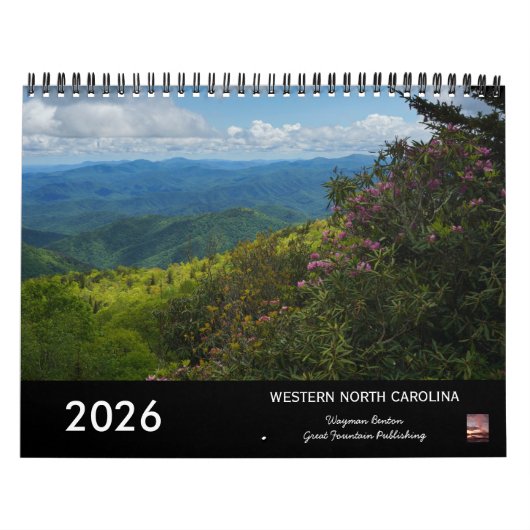 North Carolina Landschaften 2026 Kalender (Titelbild)