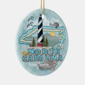 North Carolina Lighthouse Keramik Ornament (Rechts)