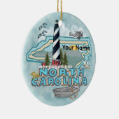 North Carolina Lighthouse Keramik Ornament (Rechts)