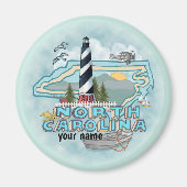 North Carolina Lighthouse Magnet (Vorne)