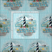 North Carolina Lighthouse Stoff (Kachel)