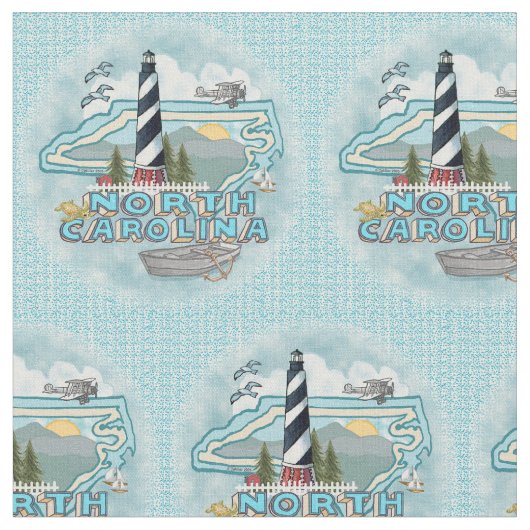 North Carolina Lighthouse Stoff (Nahaufnahme)