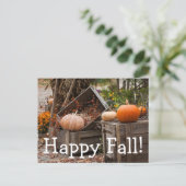 North Carolina, Linville, Herbstkürbis Postkarte (Stehend Vorderseite)