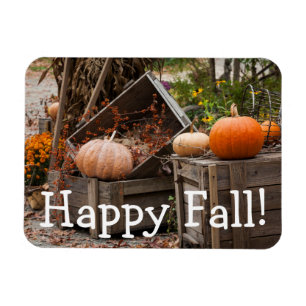 North Carolina, Linville, Herbstkürbise Magnet