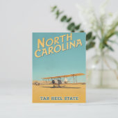 North Carolina Luftfahrt-Erbe Postkarte (Stehend Vorderseite)