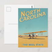 North Carolina Luftfahrt-Erbe Postkarte (Vorne/Hinten)