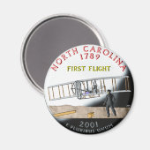 North Carolina Magnet (Vorderseite/Rückseite)