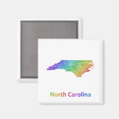 North Carolina Magnet (Vorderseite/Rückseite)