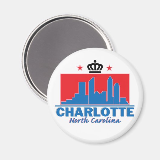 NORTH CAROLINA MAGNET (Vorderseite/Rückseite)