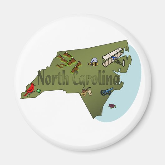 North Carolina Magnet (Vorne)