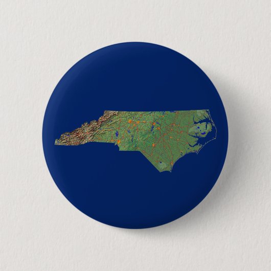 North Carolina Map Button (Vorderseite)