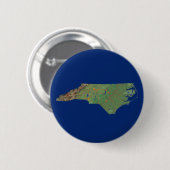 North Carolina Map Button (Vorne & Hinten)