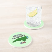 North Carolina Map Kontur, Foto und US Flag Text Untersetzer (Seite)