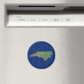 North Carolina Map Magnet (In Situ (Geschirrspüler))