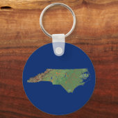 North Carolina Map Schlüsselanhänger (Vorderseite)