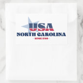 North Carolina Mein Zuhause Staat Sticker (Tasche)