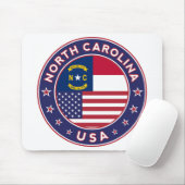 North Carolina Mousepad (Mit Mouse)