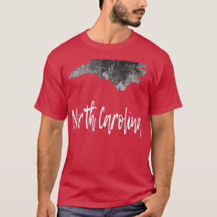 North Carolina NC Map Grunge Vintage T-Shirt